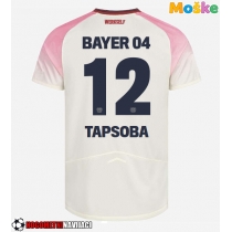 Moške Nogometnih dresov Bayer Leverkusen Edmond Tapsoba #12 Gostujoči 2025-26 Kratki rokavi
